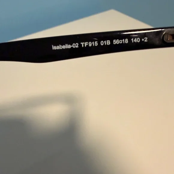 Tom Ford Isabella-02 TF915 Cat Eye Sunglasses Black Gradient - Picture 7 of 11